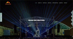 Desktop Screenshot of maandecorators.com